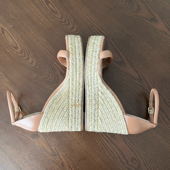 Stuart Weitzman Nude Wedge Espadrilles - Picture 9 of 9